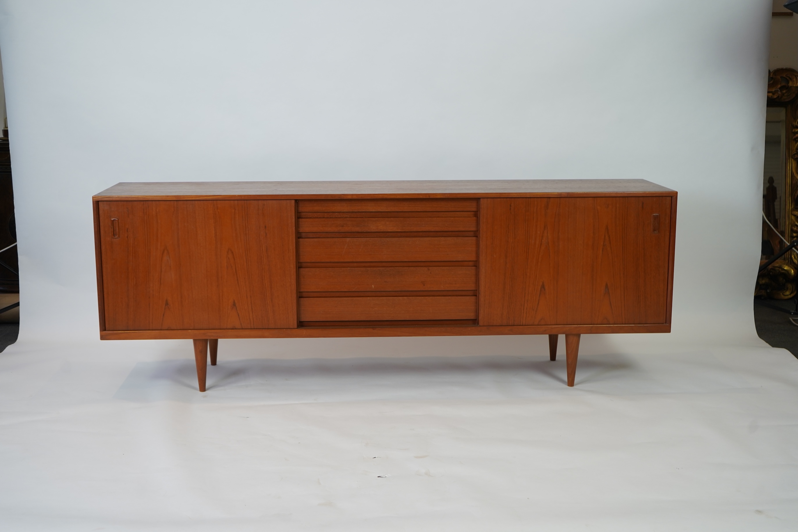 A Scandinavian mid-century sideboard, possibly by Sibast